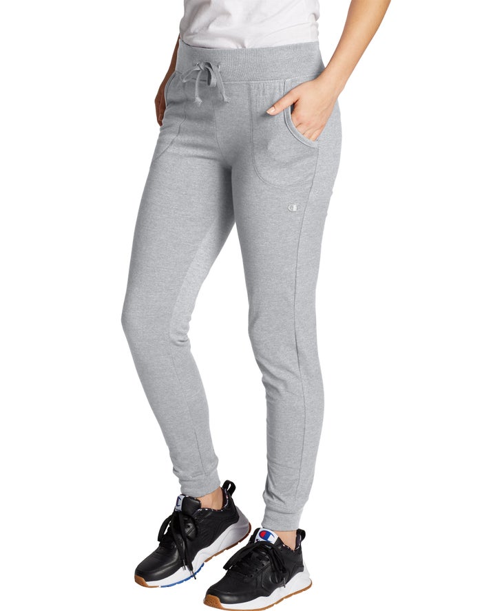 Champion Joggingbroek Dames - Grijs - Classic Jersey ( 360125-VPM )